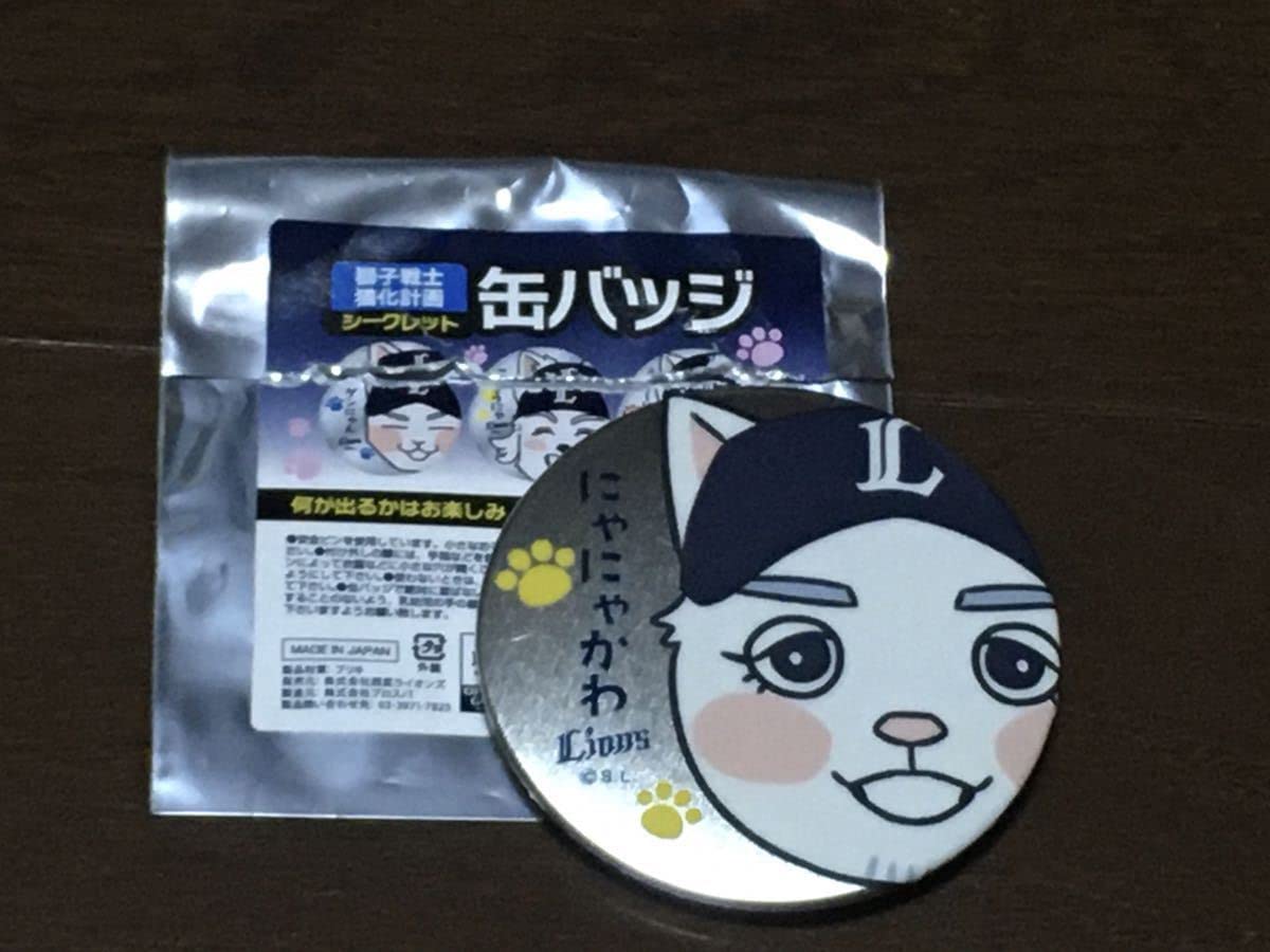 西武ライオンズ　缶バッジ　山川穂高 Amazon.co.jp: 埼玉西武ライオンズ 野球をしていない獅子戦士